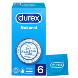 Preservativos Durex Natural Plus Comfort 6 Uds.